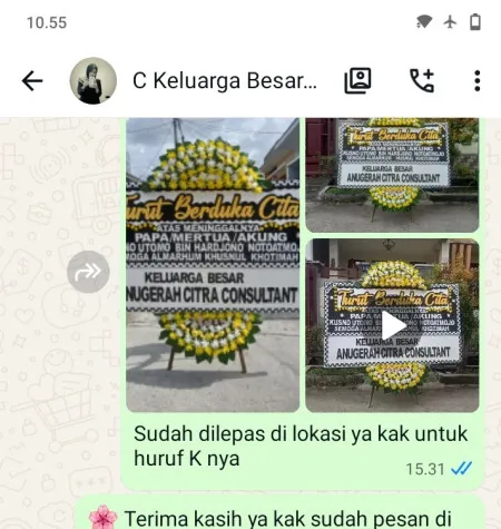 Pengiriman Papan Bunga Duka Pamanukan Sebrang Pamanukan